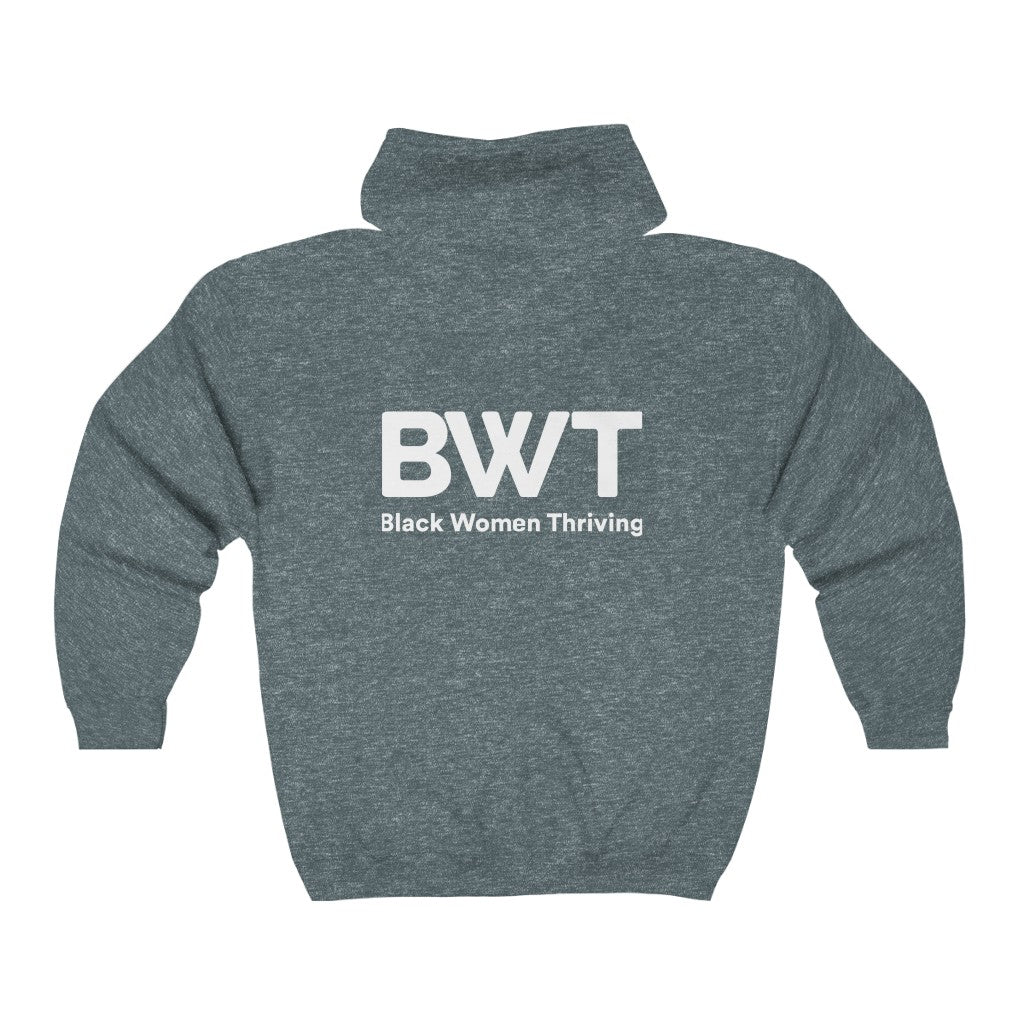 BWT Unisex Heavy Blend™ Full Zip Hooded Sweatshirt