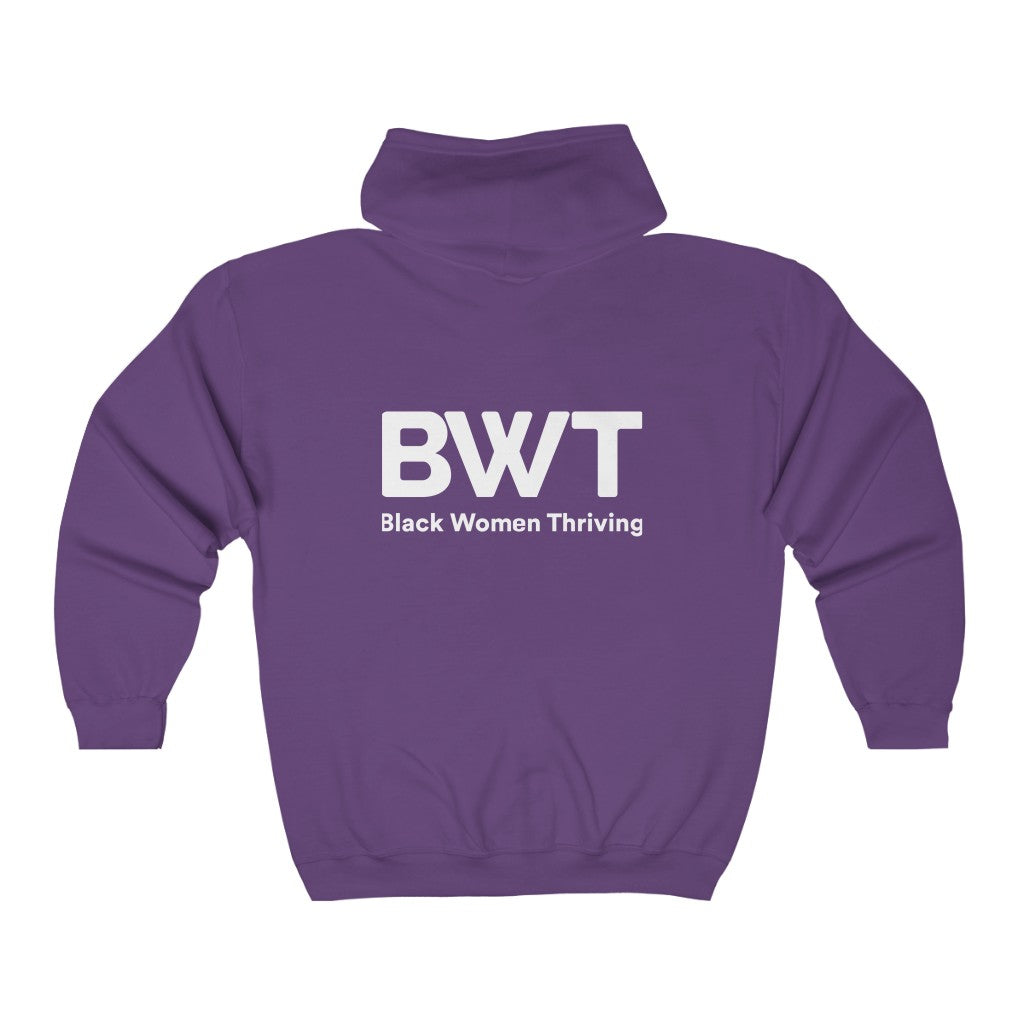 BWT Unisex Heavy Blend™ Full Zip Hooded Sweatshirt