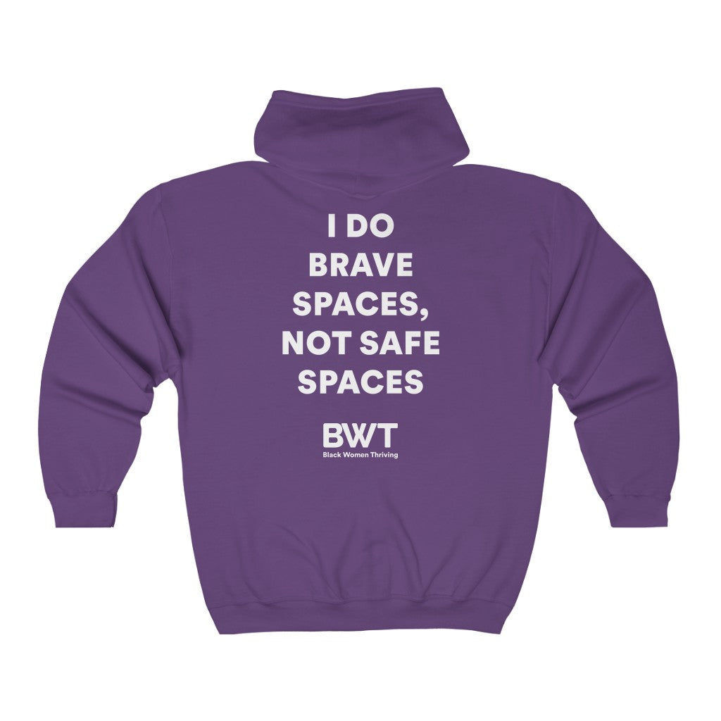 Brave Spaces Unisex Heavy Blend™ Full Zip Hooded Sweatshirt