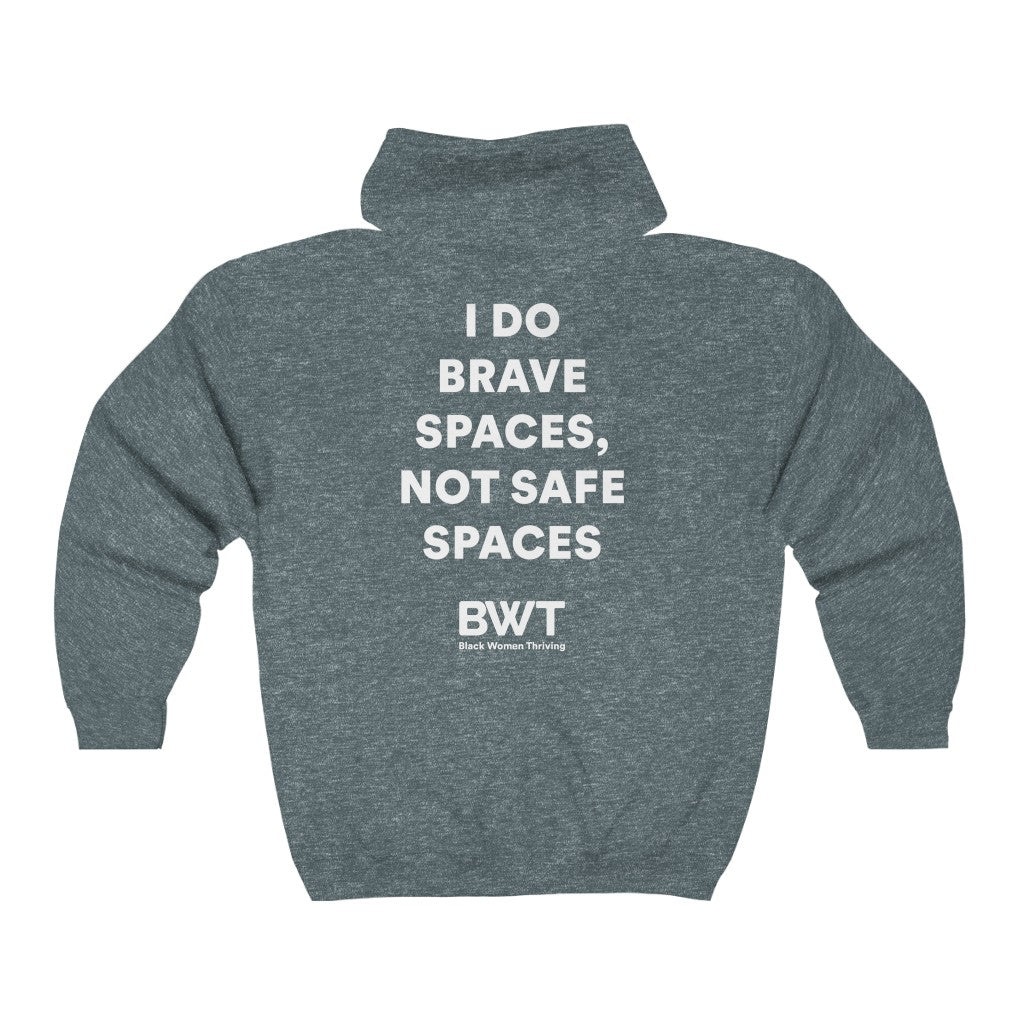 Brave Spaces Unisex Heavy Blend™ Full Zip Hooded Sweatshirt