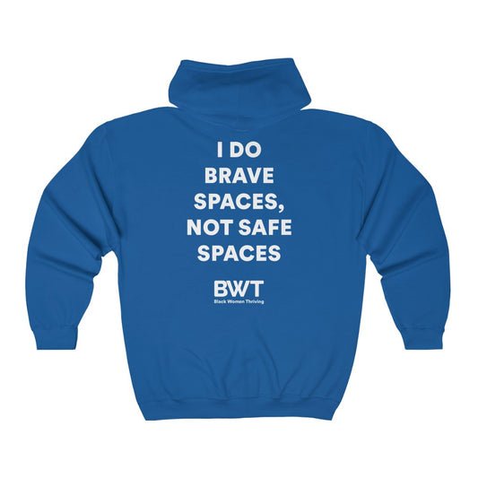 Brave Spaces Unisex Heavy Blend™ Full Zip Hooded Sweatshirt